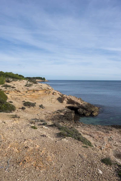 Costa Ametlla Mar Sulla Costa Tarragona Spagna — Foto Stock