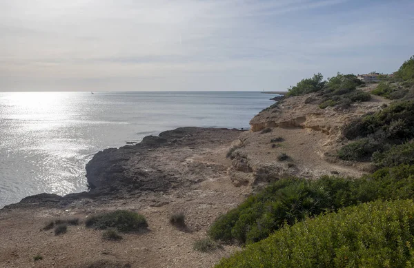 Die Küste Von Ametlla Mar Der Küste Von Tarragona Spanien — Stockfoto