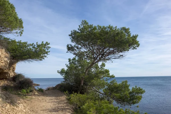 Die Küste Von Ametlla Mar Der Küste Von Tarragona Spanien — Stockfoto