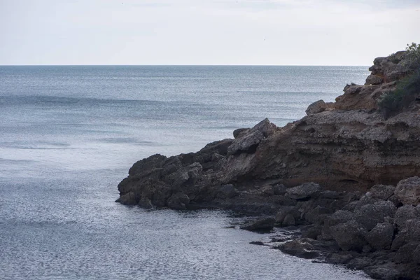 Pobřeží Ametlla Mar Pobřeží Tarragona Španělsko — Stock fotografie