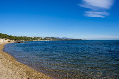 Tarragona, İspanya'nın kıyısındaki ampolla beach