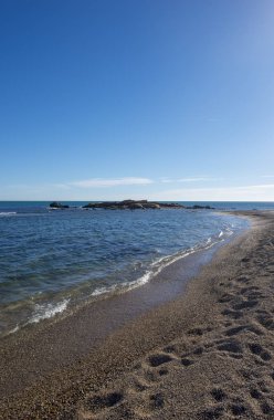 Tarragona, İspanya'nın kıyısındaki ampolla beach