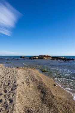 Tarragona, İspanya'nın kıyısındaki ampolla beach