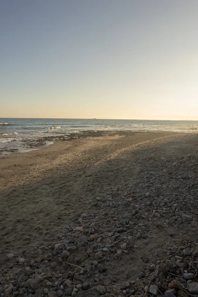 オロペサ スペインの Renega のビーチの夕日 — ストック写真