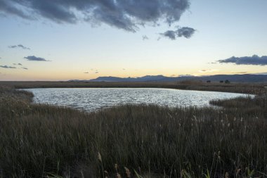 Günbatımı prat de cabanes, İspanya doğal park