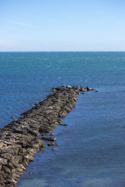 Θέα Την Ακτή Της Ametlla Της Costa Daurada Ισπανίας — Φωτογραφία Αρχείου