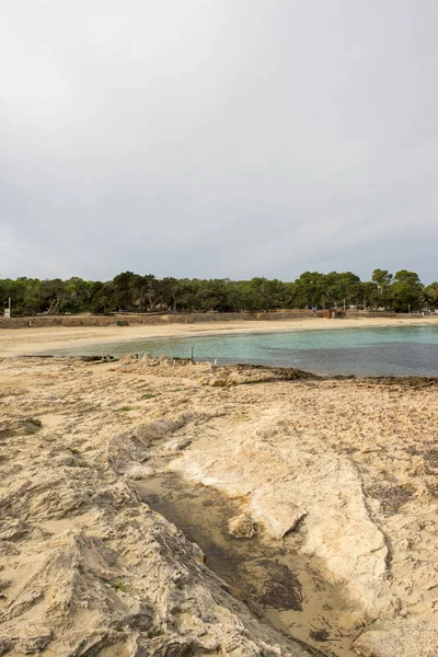 Costa Cala Bassa San Antonio Ibiza España — Foto de Stock
