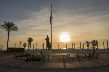 Sunrise, İspanya kumsalda chilches açsak geçit