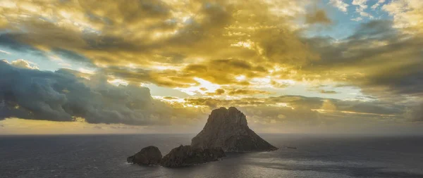 Isla Vedra Desde Mirador Ibiza España — Foto de Stock