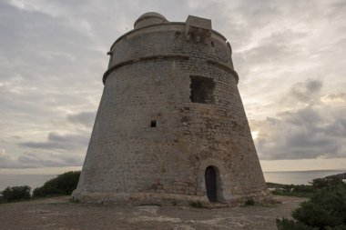 Sunrise, kule, Sa Sal Rossa, Ibiza, İspanya