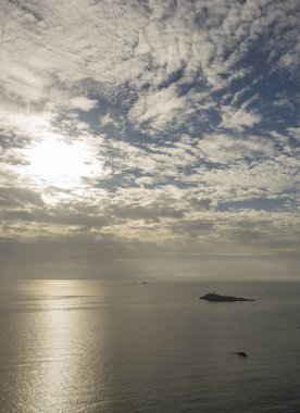 Akdeniz yanında köy Ibiza, İspanya