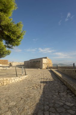 Ibiza kasaba yanında Akdeniz, İspanya