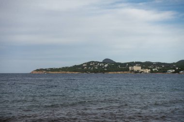 Ibiza sahil çok kötü deniz, İspanya ile bir gün