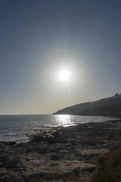 Moře Vlny Mezi Oropesa Benicasim Španělsko — Stock fotografie