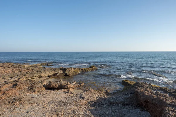 Mar Ondas Entre Oropesa Benicasim Espanha — Fotografia de Stock