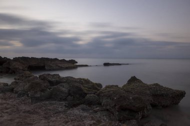 Uzun pozlama, İspanya deniz yoluyla bir gündoğumu