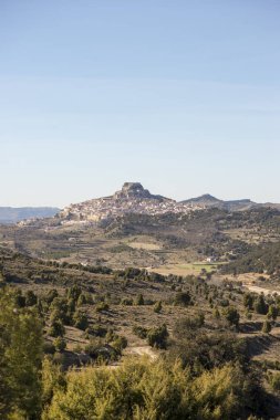 Maestrazgo Morella şehir bakış açısı