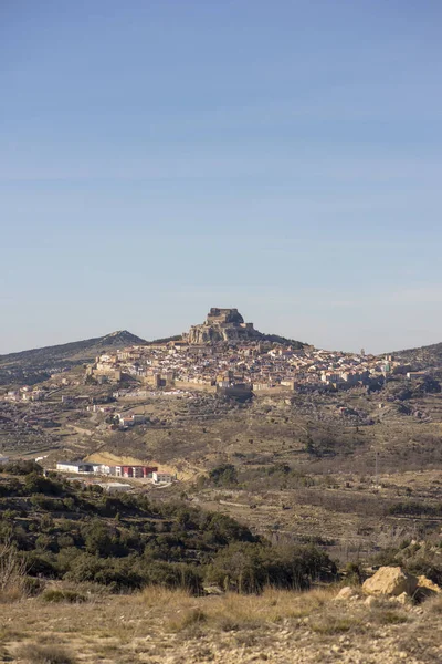 Maestrazgo Morella şehir bakış açısı