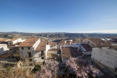 Maestrazgo Morella şehir bakış açısı