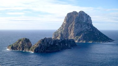 Güzel bir gün batımı üzerinde Adası, Es Vedra, Ibiza