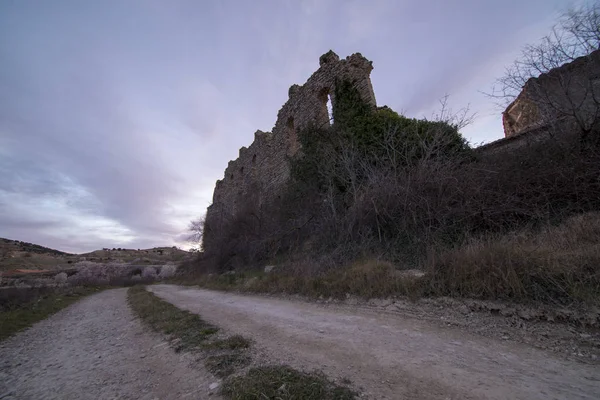 La ville de Morella au sommet de la montagne — Photo