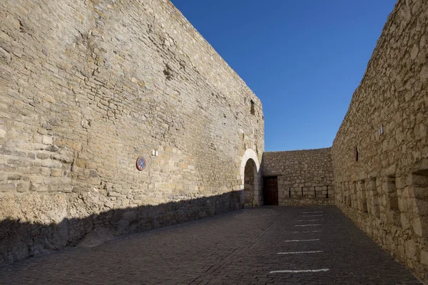 De straten van het middeleeuwse dorp Morella — Stockfoto