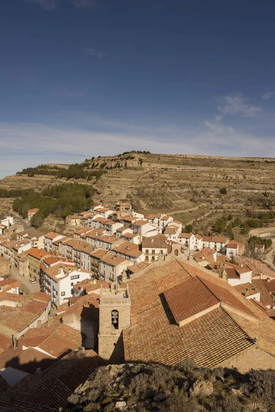 Vesnice Ares del Maestre v provincii Castellon — Stock fotografie