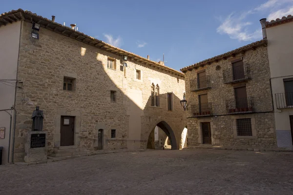 Het dorp Ares del Maestre in de provincie Castellon — Stockfoto