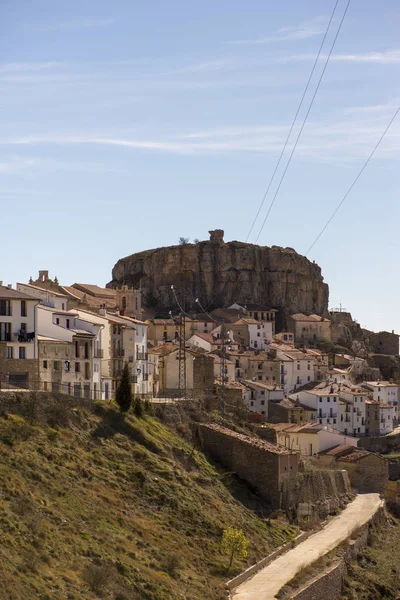 El pueblo de Ares del Maestre en la provincia de Castellón — Foto de Stock