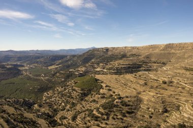 Ares del maestre köyünün yanında güzel manzara