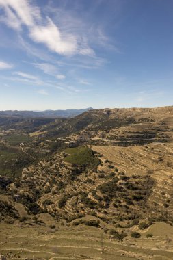 Ares del maestre köyünün yanında güzel manzara