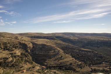 Ares del maestre köyünün yanında güzel manzara