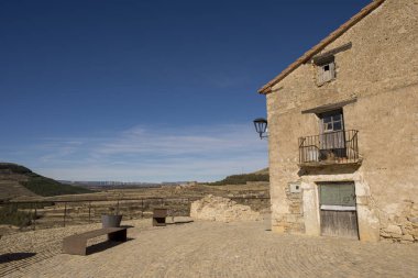 Ares del maestre köyünün yanında güzel manzara