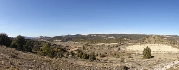 A aldeia de Morella na colina, Castellon — Fotografia de Stock