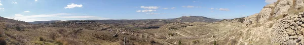 Paysage autour de la ville de Morella à Castellon — Photo