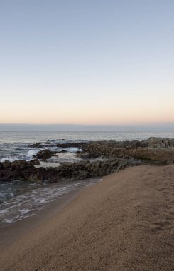 Lloret de Mar sahilinde gün doğumu