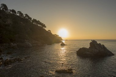 Lloret de Mar Costa Brava gün doğumunda