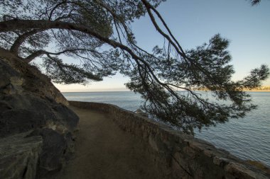 Lloret de Mar Costa Brava gün doğumunda