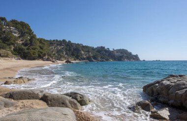 Yuvarlak yolu ile dere llorell, Tossa de mar