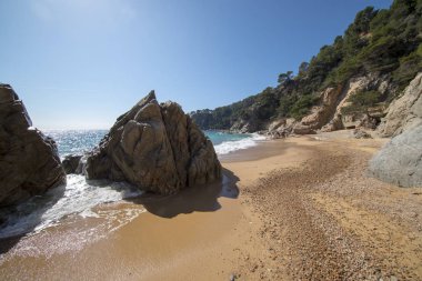 Yuvarlak yolu ile dere llorell, Tossa de mar