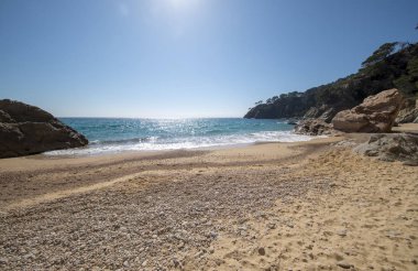 Yuvarlak yolu ile dere llorell, Tossa de mar