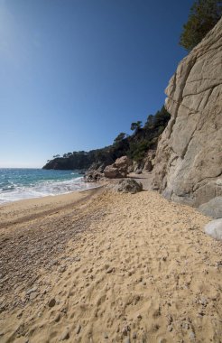 Yuvarlak yolu ile dere llorell, Tossa de mar