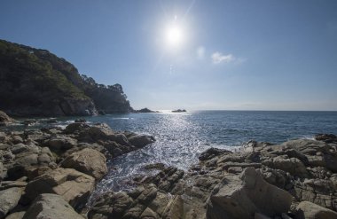 Yuvarlak yolu ile dere llorell, Tossa de mar