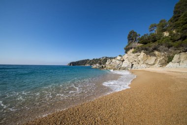 Yuvarlak yolu ile dere llorell, Tossa de mar