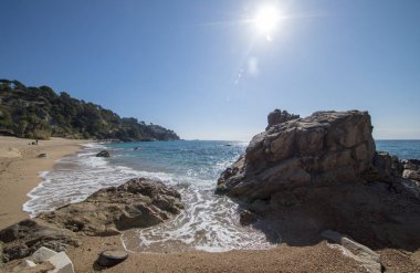 Yuvarlak yolu ile dere llorell, Tossa de mar