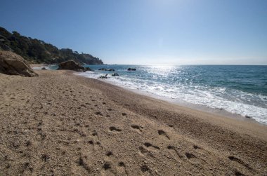 Yuvarlak yolu ile dere llorell, Tossa de mar