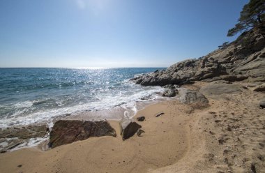 Yuvarlak yolu ile dere llorell, Tossa de mar