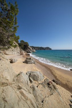 Yuvarlak yolu ile dere llorell, Tossa de mar