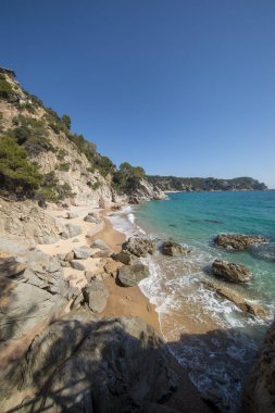 Yuvarlak yolu ile dere llorell, Tossa de mar