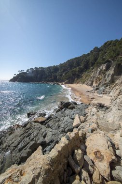 Yuvarlak yolu ile dere llorell, Tossa de mar